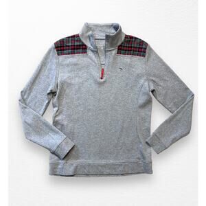 Vineyard Vines Plaid Shep Pullover, Size XS